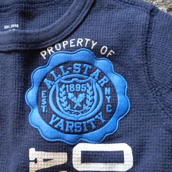 OshKosh Kid Boy Blue Long Sleeve Shirt main image 0